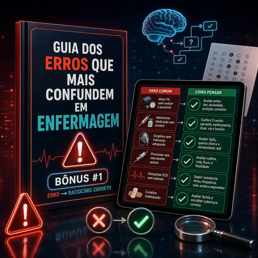 Guia dos Erros que Mais Confundem em Enfermagem